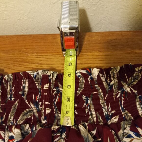 NWT Anthro Reynu Taandon Leaf Print Maxi Skirt Size S - Picture 15 of 16